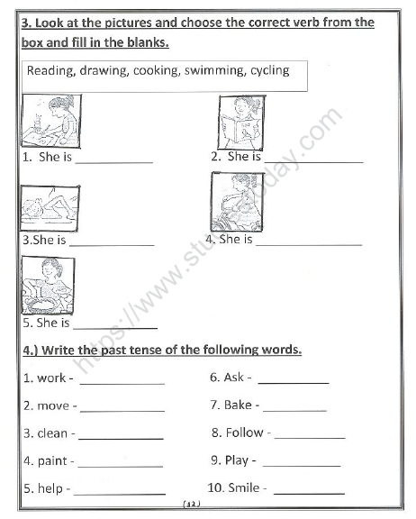 cbse class 1 english revision worksheet set q practice worksheet for